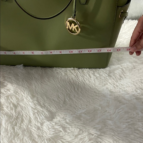 Michael Kors Olive Green Tote - Picture 7 of 9